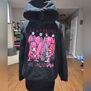 Gildan Black Pullover Hoodie with Drawstring